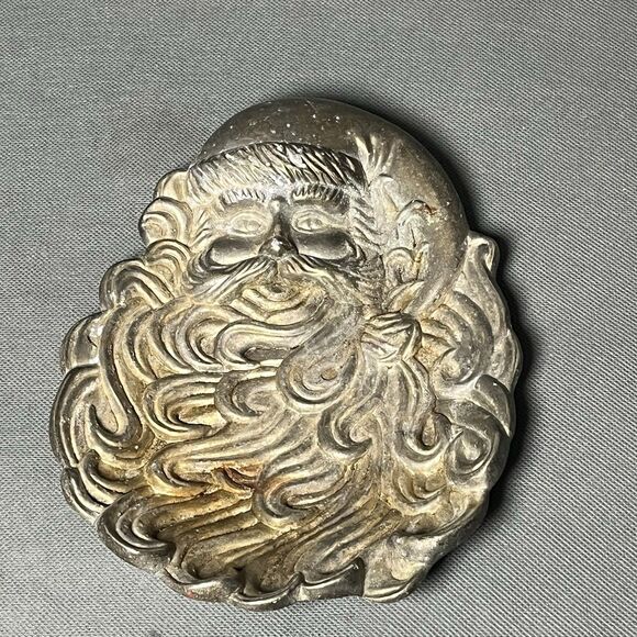 Vintage Santa Claus Candy Dish International Siler Company Silver Plated - Picture 4 of 11